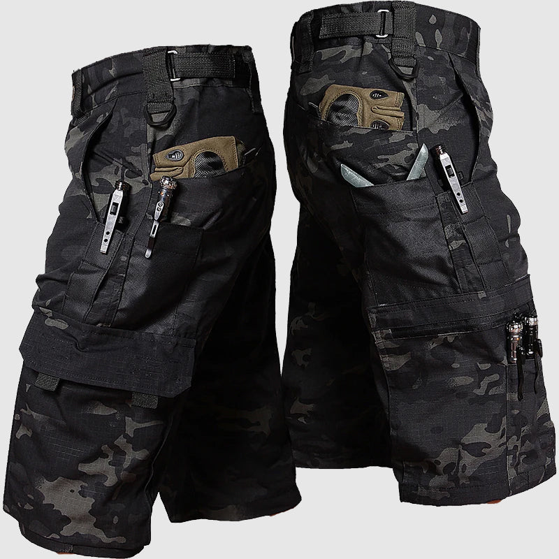 Herren Taktisch Cargo Shorts | Mehrere Taschen-Men Shorts-Kremer Mode