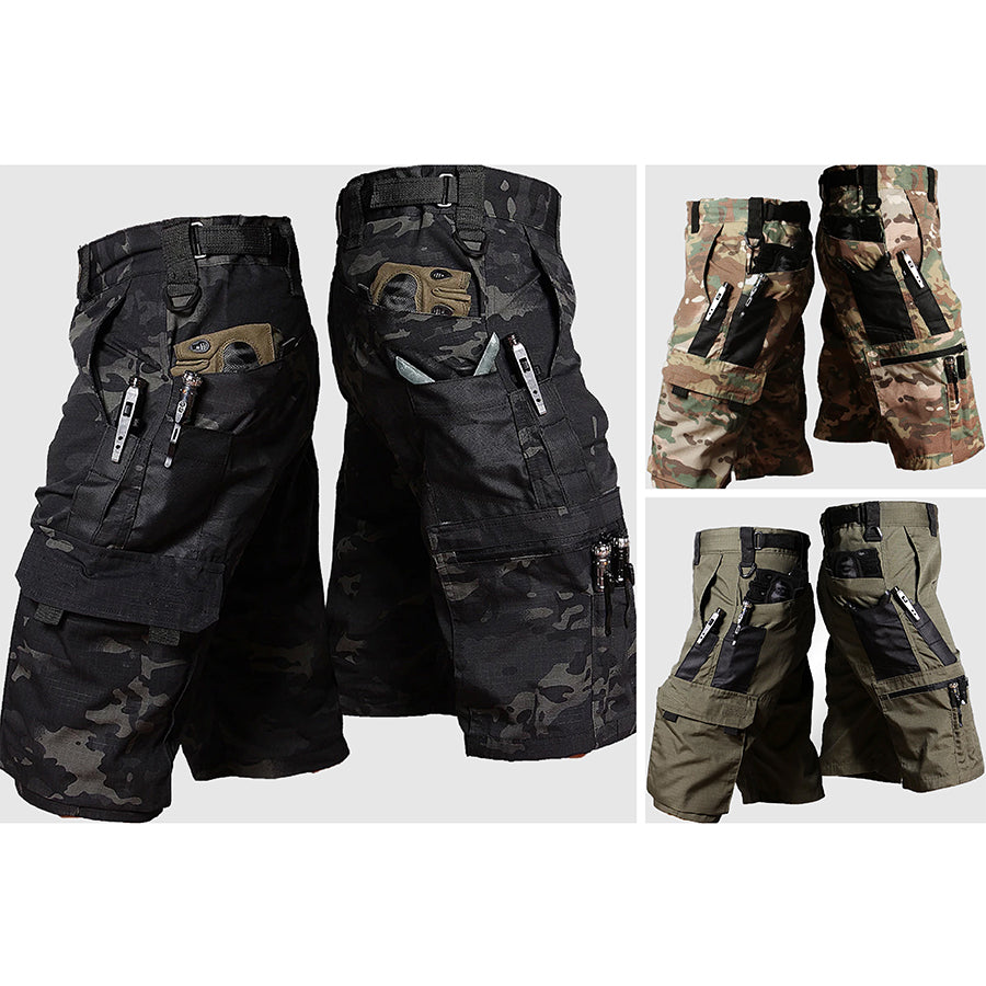 Herren Taktisch Cargo Shorts | Mehrere Taschen-Men Shorts-Kremer Mode