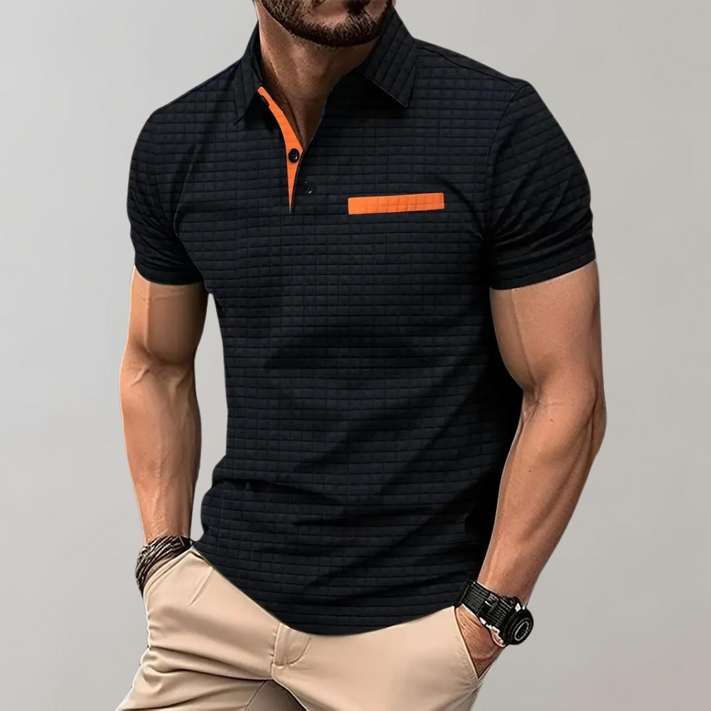 Herren Zeitloses Kurzen Ärmeln Polohemd | Lässig-Men Polo-Kremer Mode