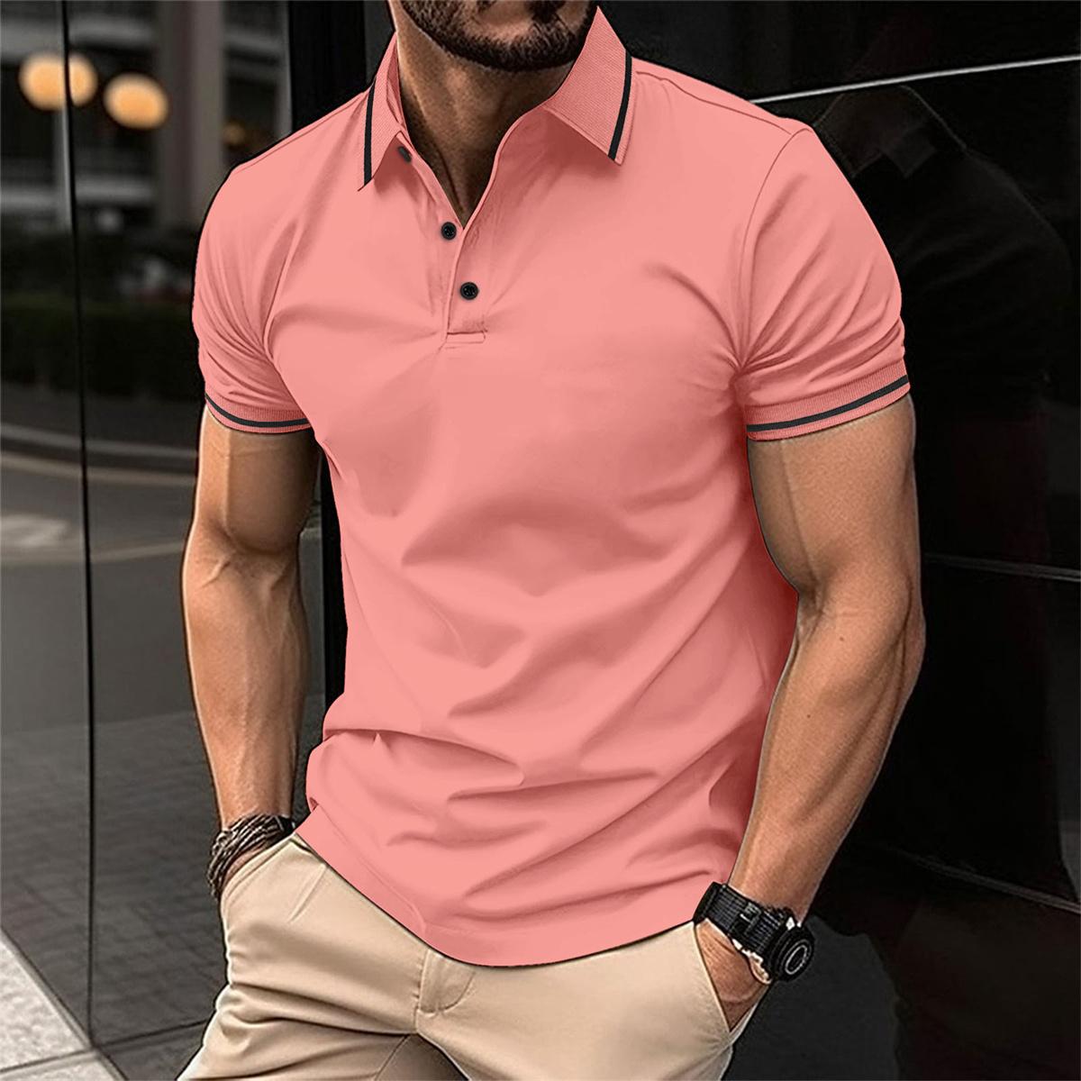 Klassisches Polohemd für Herren | Kurzarm-Men Polo-Kremer Mode