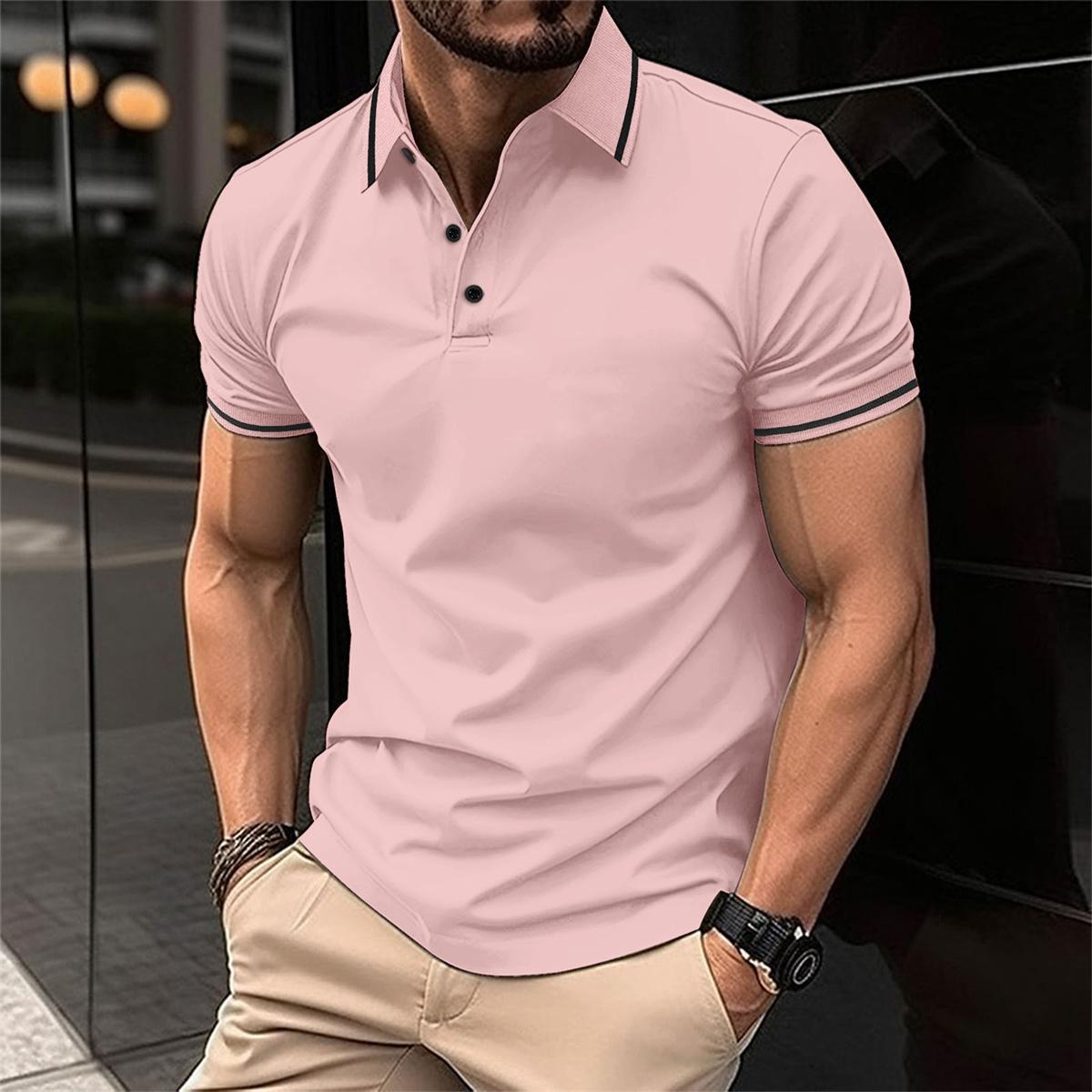 Klassisches Polohemd für Herren | Kurzarm-Men Polo-Kremer Mode