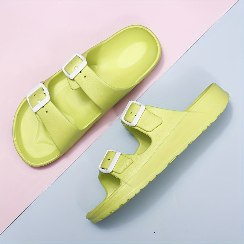 Unisex Klassisch Zwei Riemen Outdoor Hausschuhe | Slip On-Slippers-Kremer Mode