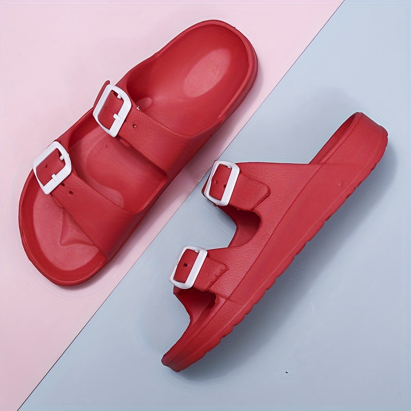 Unisex Klassisch Zwei Riemen Outdoor Hausschuhe | Slip On-Slippers-Kremer Mode