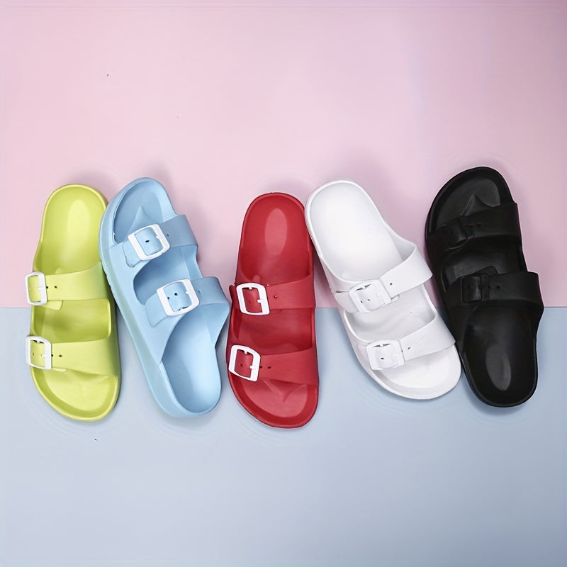 Unisex Klassisch Zwei Riemen Outdoor Hausschuhe | Slip On-Slippers-Kremer Mode